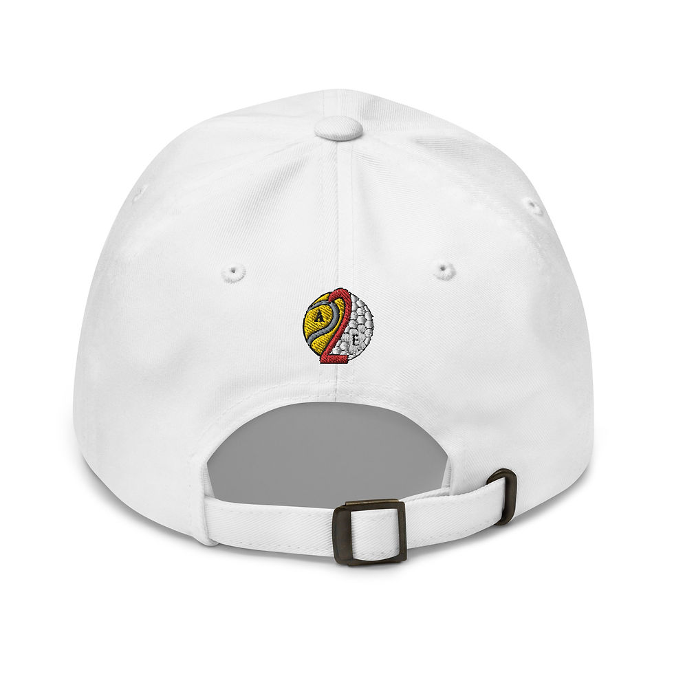 Thumbnail: Stefanos Tsitsipas Tennis White Silhouette Classic Adjustable Hat