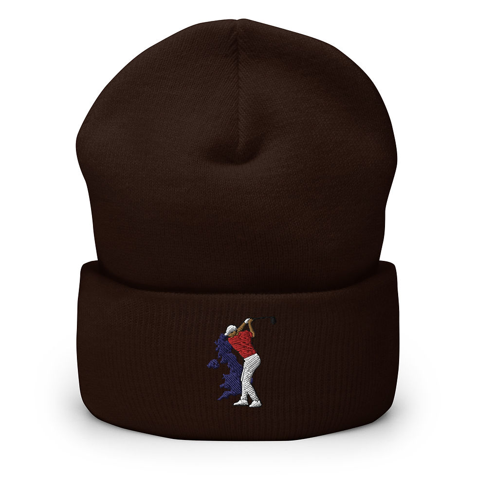 Thumbnail: Rory Mcilroy Golf & United Kingdom Silhouette Cuffed Beanie
