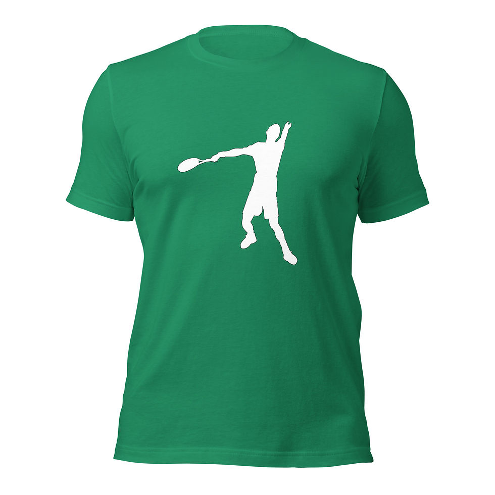 Thumbnail: Andy Murray Tennis White Silhouette Cotton Short Sleeve Shirt