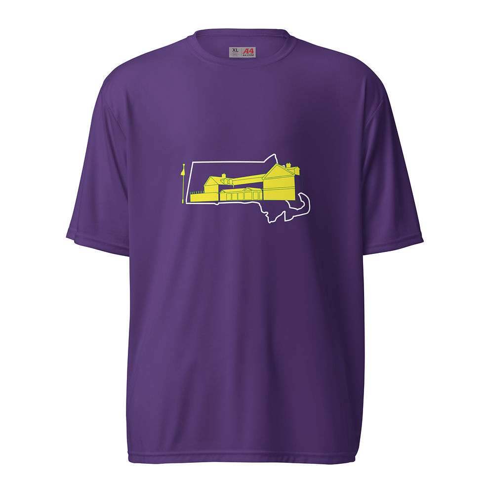 Thumbnail: The Country Club Brookline Clubhouse MA Wht Border Performance Crew Neck T-shirt