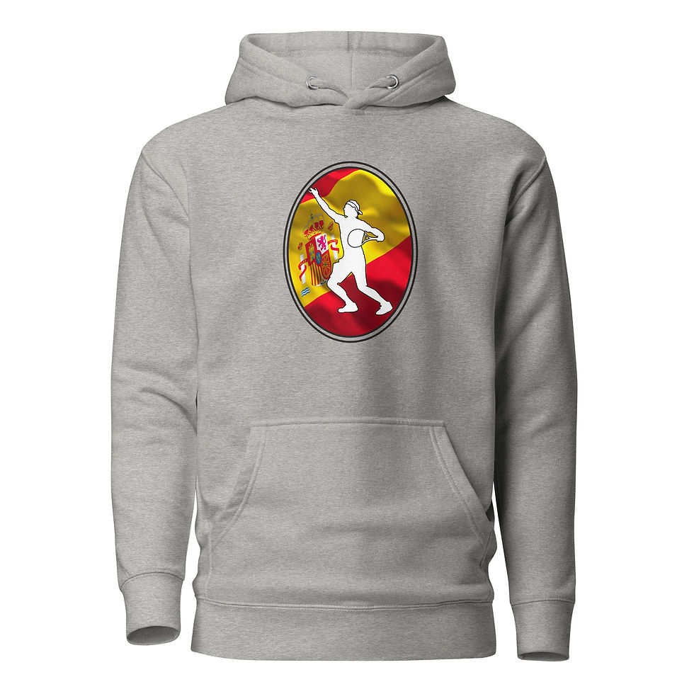 Thumbnail: Rafa Nadal Tennis Spain Flag Racquet Silhouette Unisex Hoodie