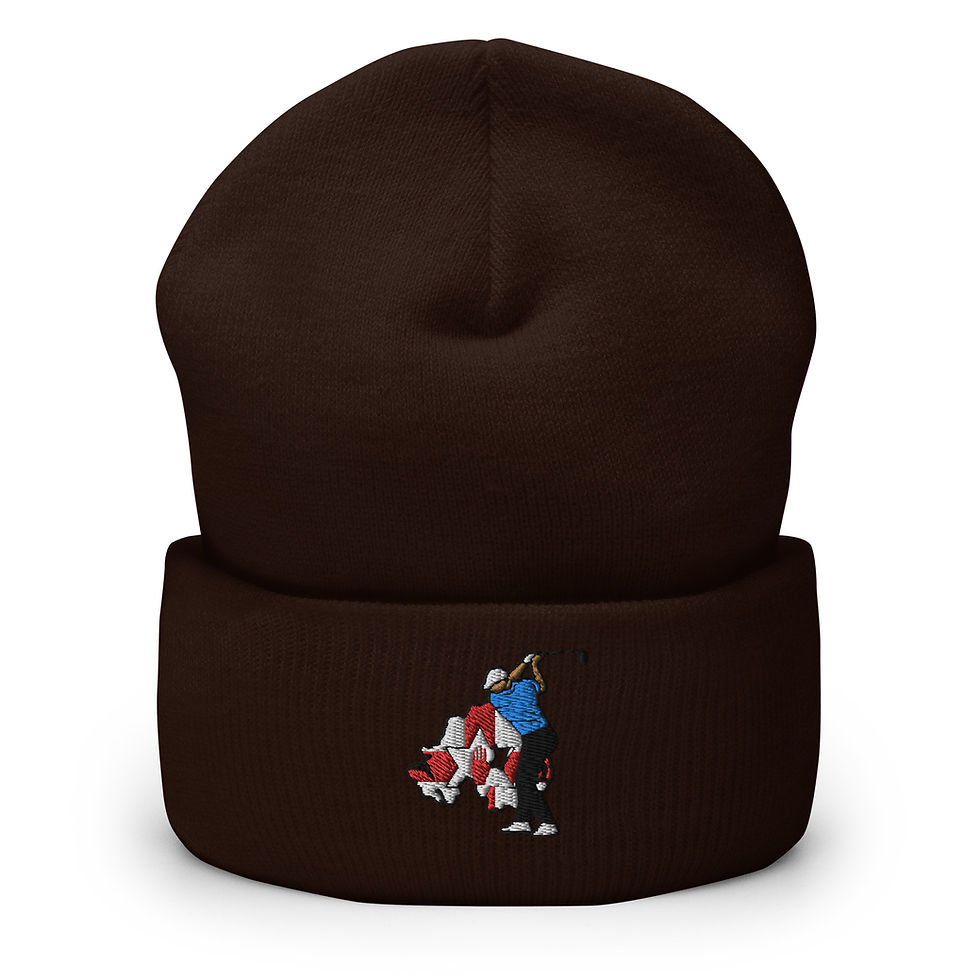 Thumbnail: Rory Mcilroy Golf & Northern Ireland Silhouette Cuffed Beanie