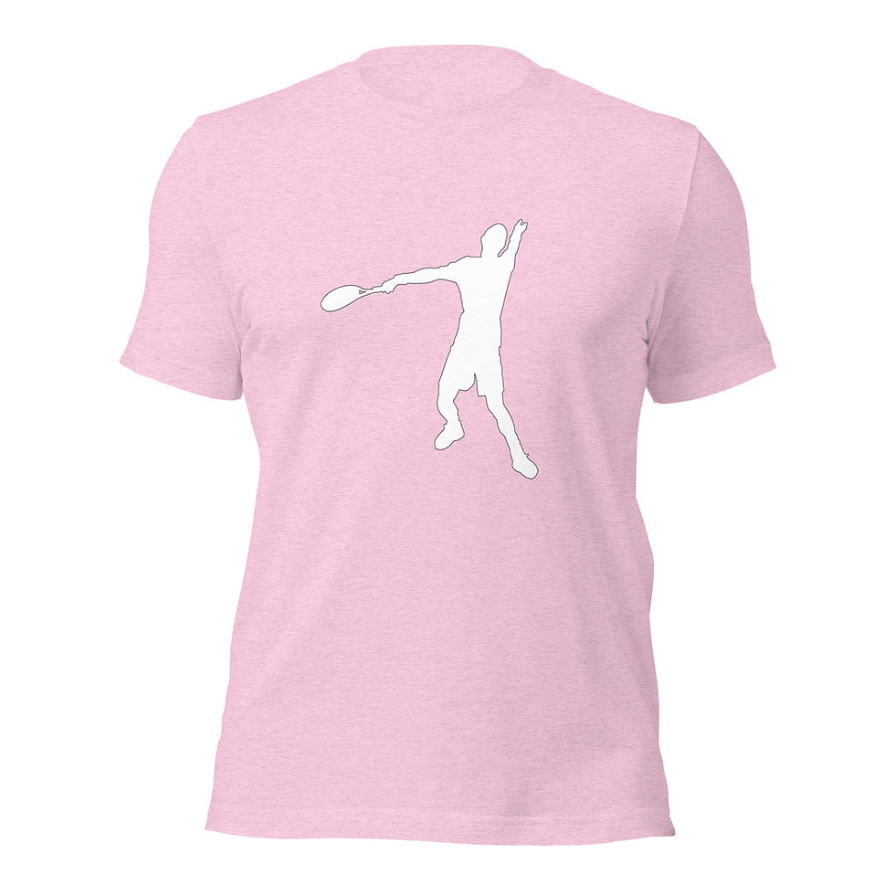 Thumbnail: Andy Murray Tennis White Silhouette Cotton Short Sleeve Shirt
