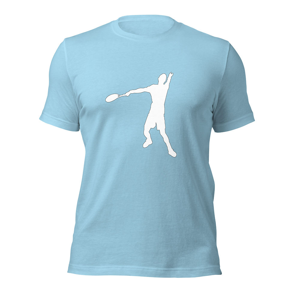 Thumbnail: Andy Murray Tennis White Silhouette Cotton Short Sleeve Shirt