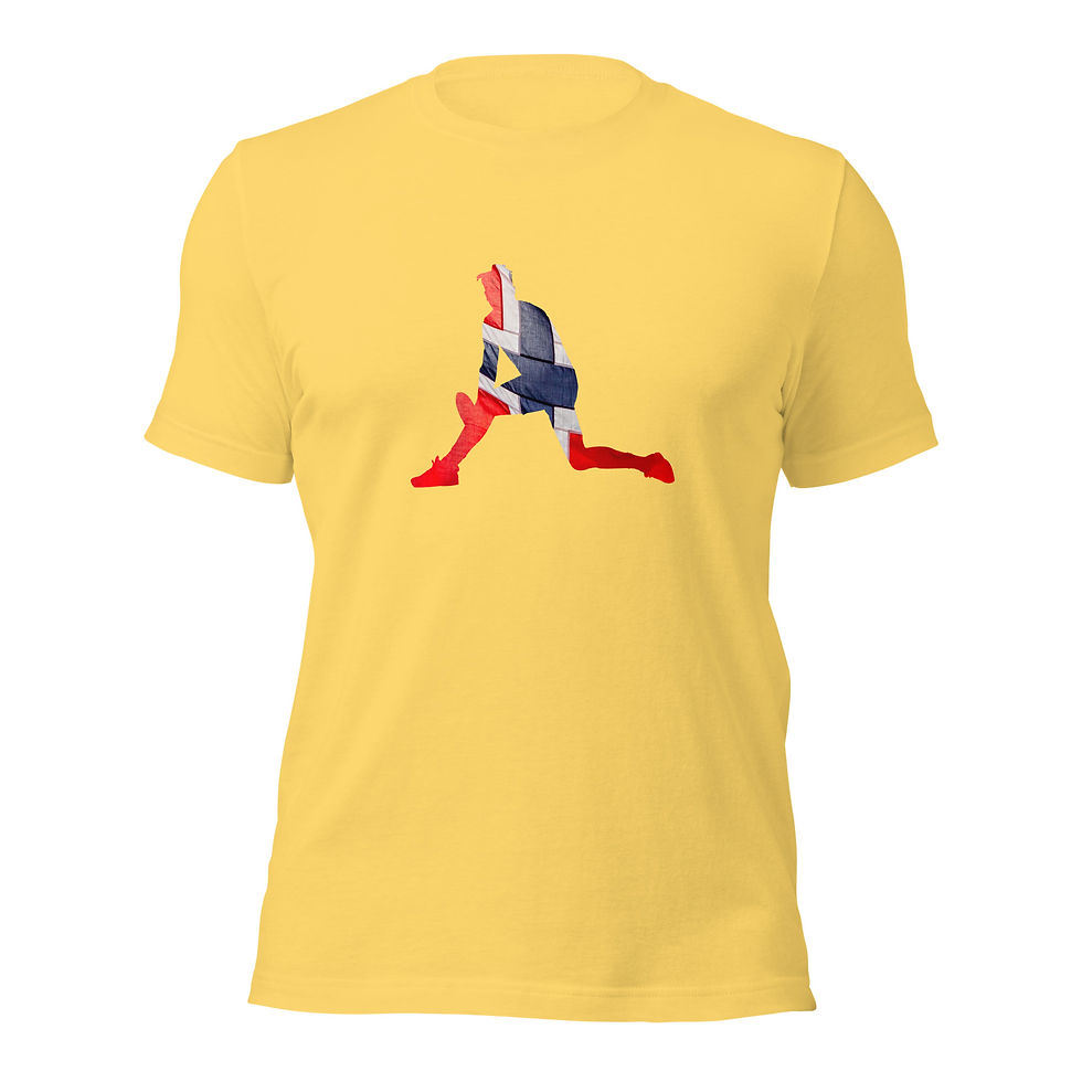Thumbnail: Casper Ruud Tennis Norway Flag Silhouette Cotton Short Sleeve Shirt