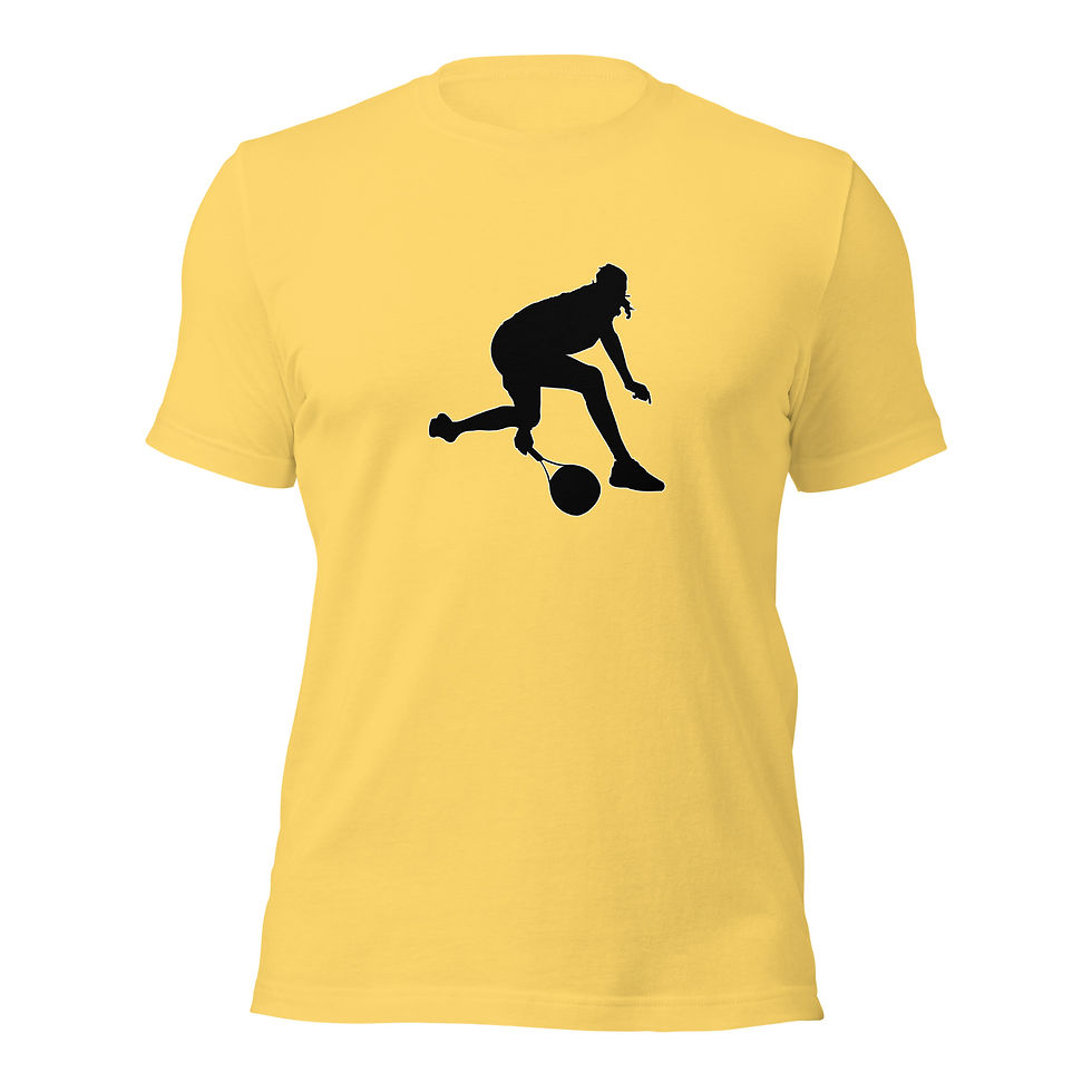 Thumbnail: Stefanos Tsitsipas Tennis Black Silhouette Unisex Cotton Short Sleeve Shirt