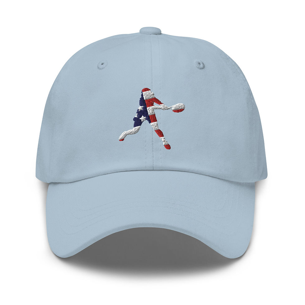 Thumbnail: Coco Gauff Tennis US Flag Silhouette Classic Adjustable Hat
