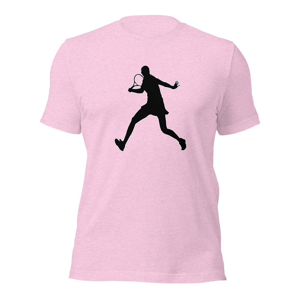 Thumbnail: Elena Rybakina Tennis Black Silhouette Cotton Short Sleeve Shirt
