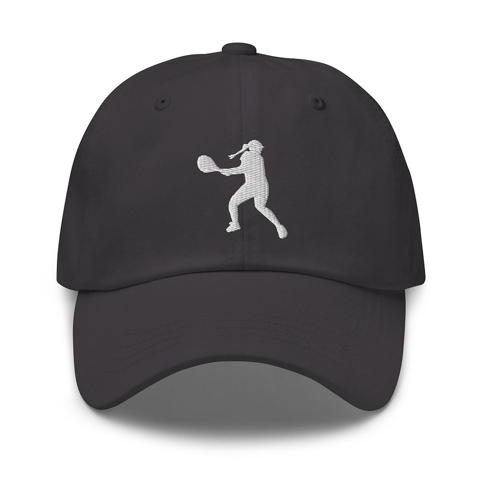 Thumbnail: Alexandra Eala Tennis White Silhouette Classic Adjustable Hat