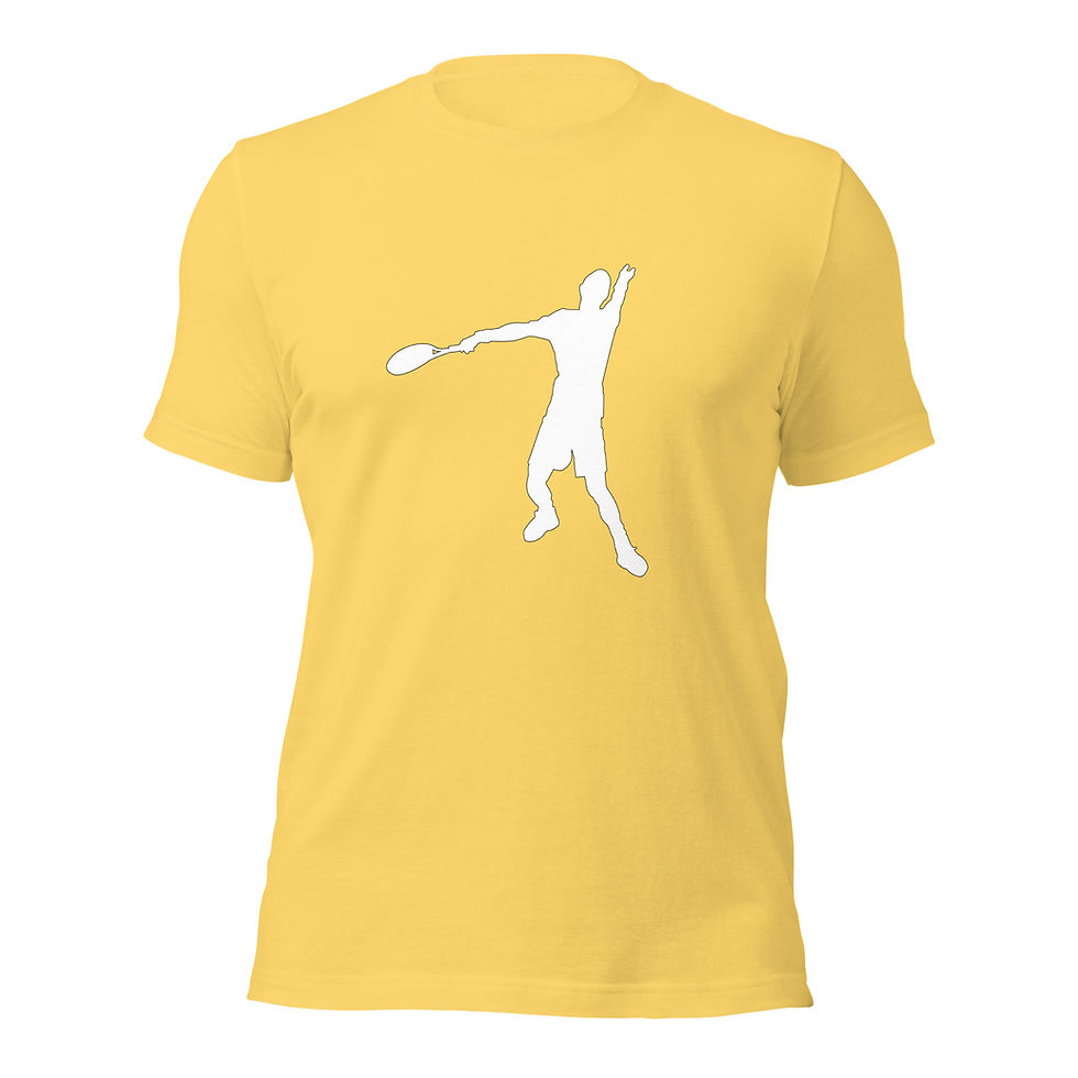 Thumbnail: Andy Murray Tennis White Silhouette Cotton Short Sleeve Shirt
