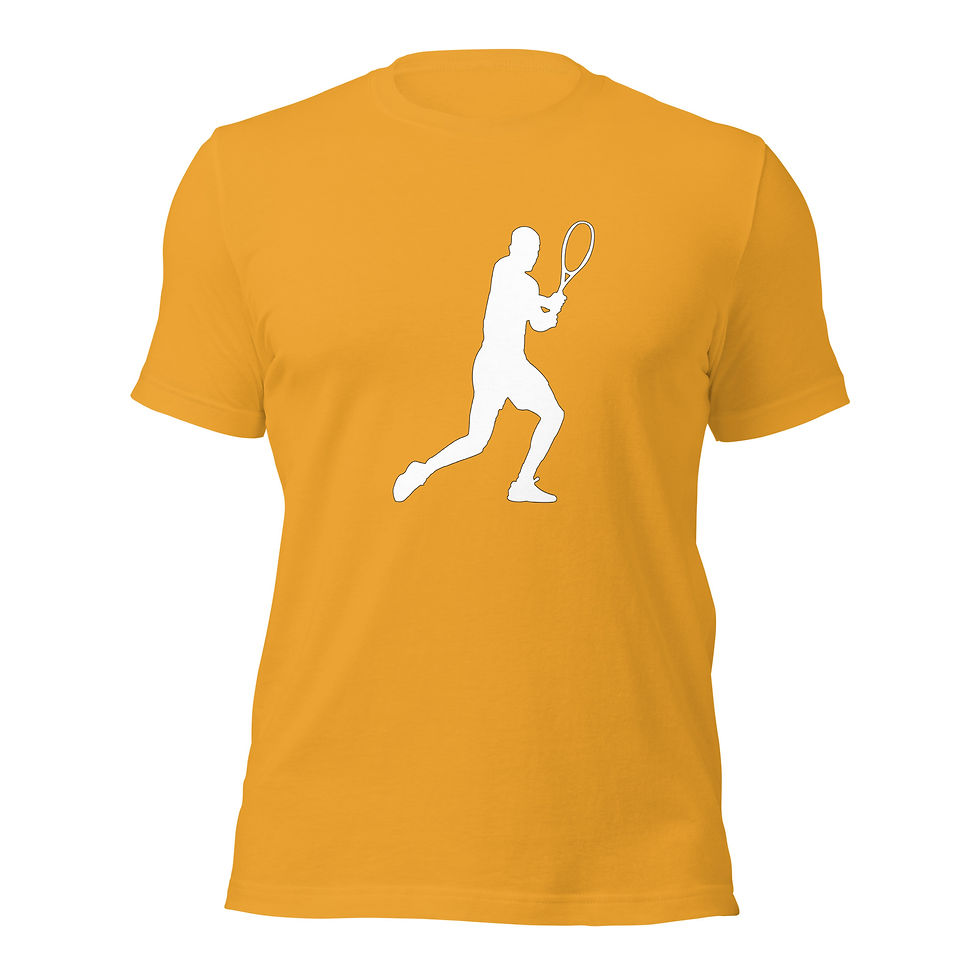 Thumbnail: Carlos Alcaraz Tennis White Silhouette Unisex Cotton Short Sleeve Shirt