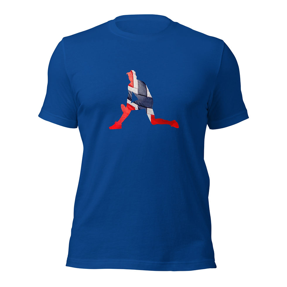 Thumbnail: Casper Ruud Tennis Norway Flag Silhouette Cotton Short Sleeve Shirt