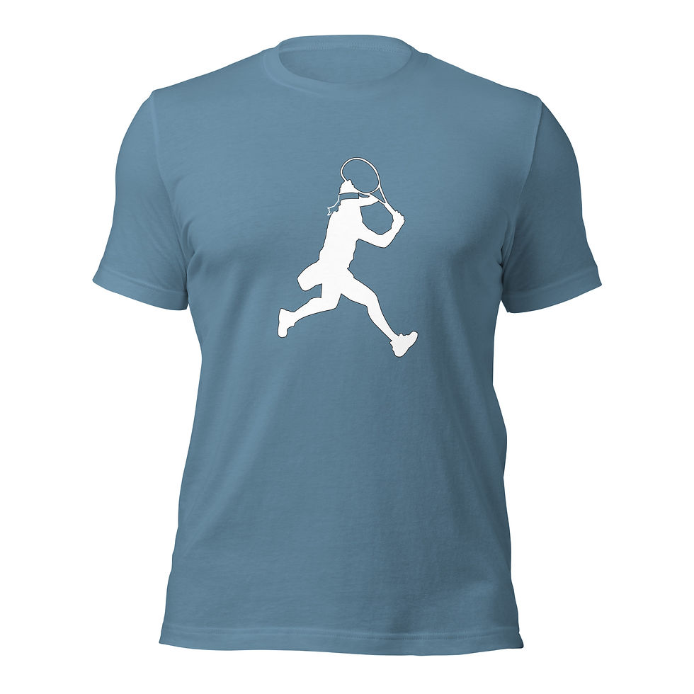 Thumbnail: Ons Jabeur Tennis White Silhouette Unisex Cotton Short Sleeve Shirt