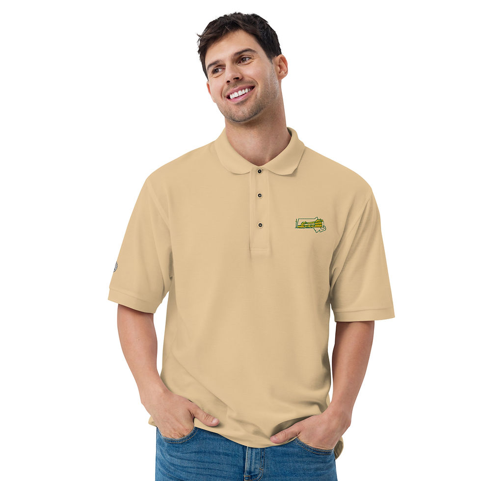 Thumbnail: The Country Club Brookline Clubhouse Massachusetts Men's Premium Golf Polo