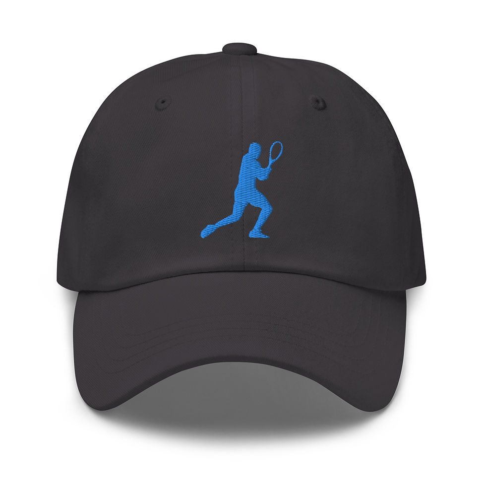 Thumbnail: Carlos Alcaraz Tennis Blue Silhouette Classic Adjustable Hat