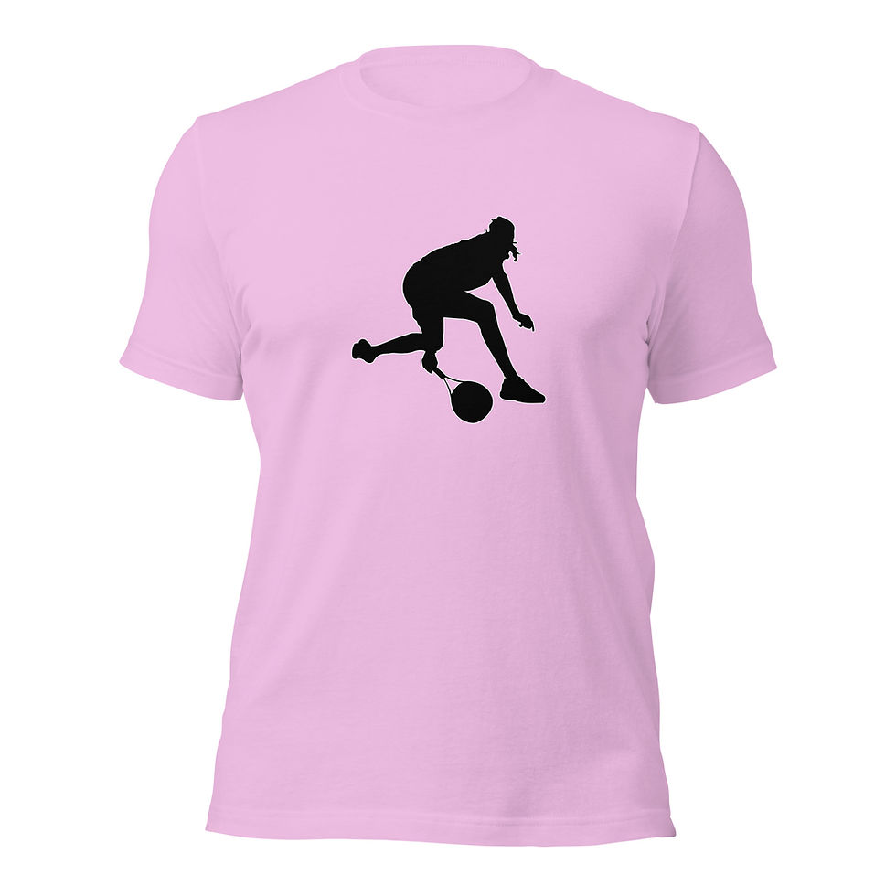 Thumbnail: Stefanos Tsitsipas Tennis Black Silhouette Unisex Cotton Short Sleeve Shirt
