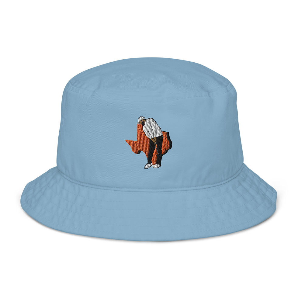 Thumbnail: Scottie Scheffler Golf & Texas State Silhouette Organic Bucket Hat
