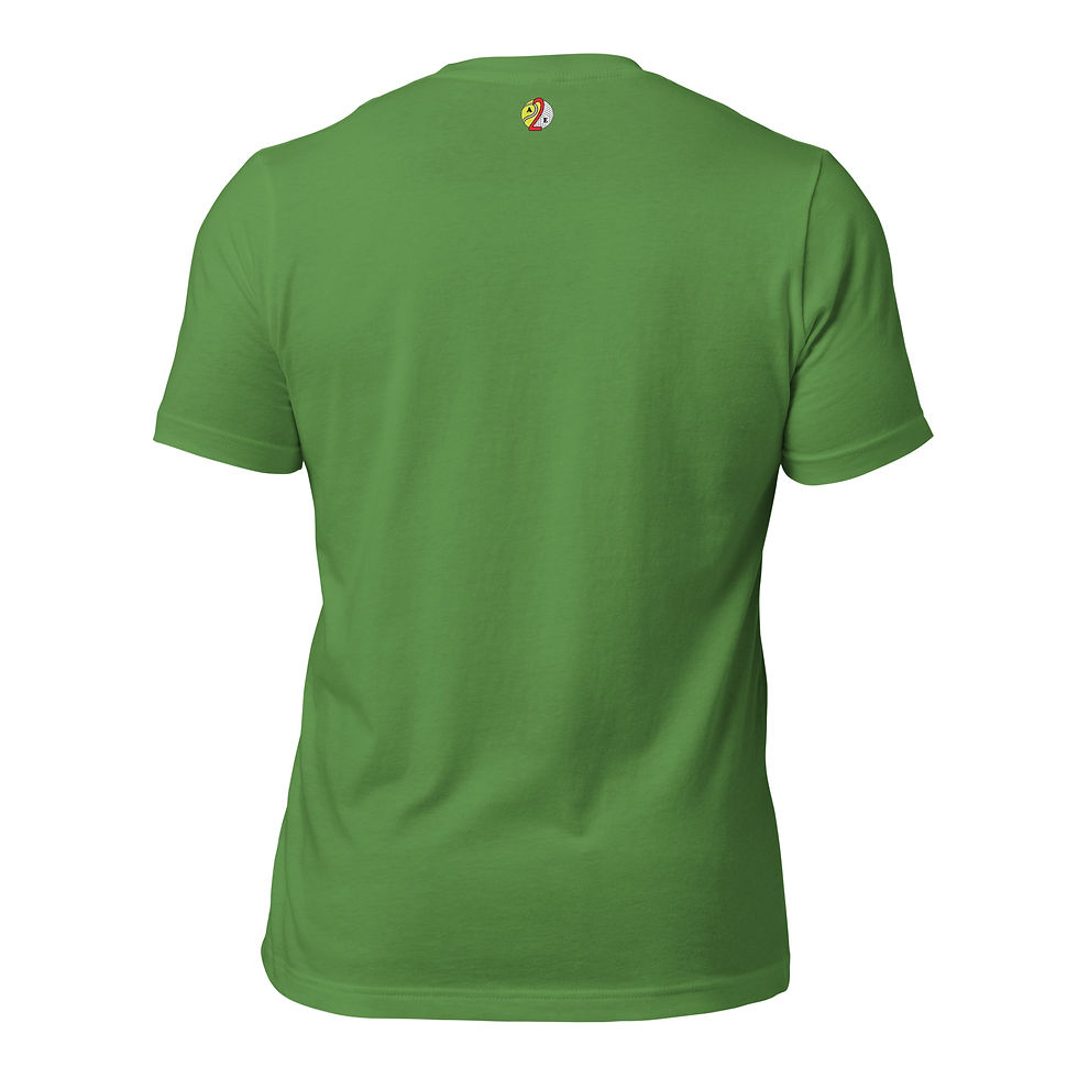 Thumbnail: Rafa Nadal Tennis Green Silhouette Unisex Cotton Short Sleeve Shirt