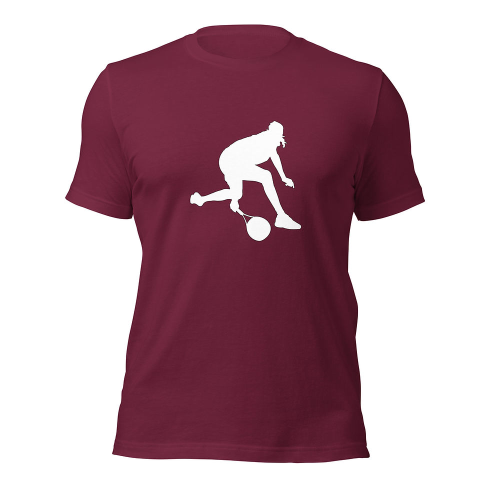 Thumbnail: Stefanos Tsitsipas Tennis White Silhouette Unisex Cotton Short Sleeve Shirt