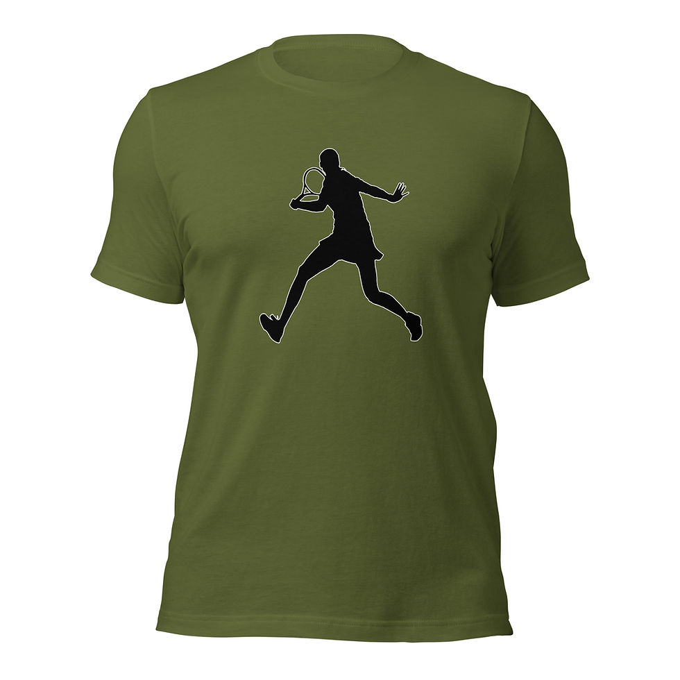 Thumbnail: Elena Rybakina Tennis Black Silhouette Cotton Short Sleeve Shirt