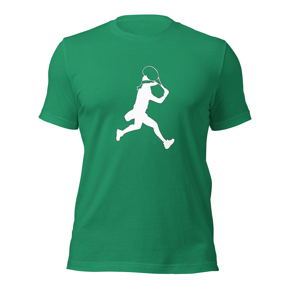Thumbnail: Ons Jabeur Tennis White Silhouette Unisex Cotton Short Sleeve Shirt