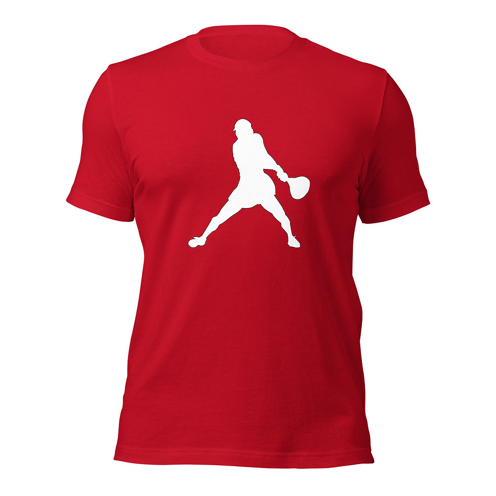 Thumbnail: Emma Raducanu Tennis White Silhouette Unisex Cotton Short Sleeve Shirt