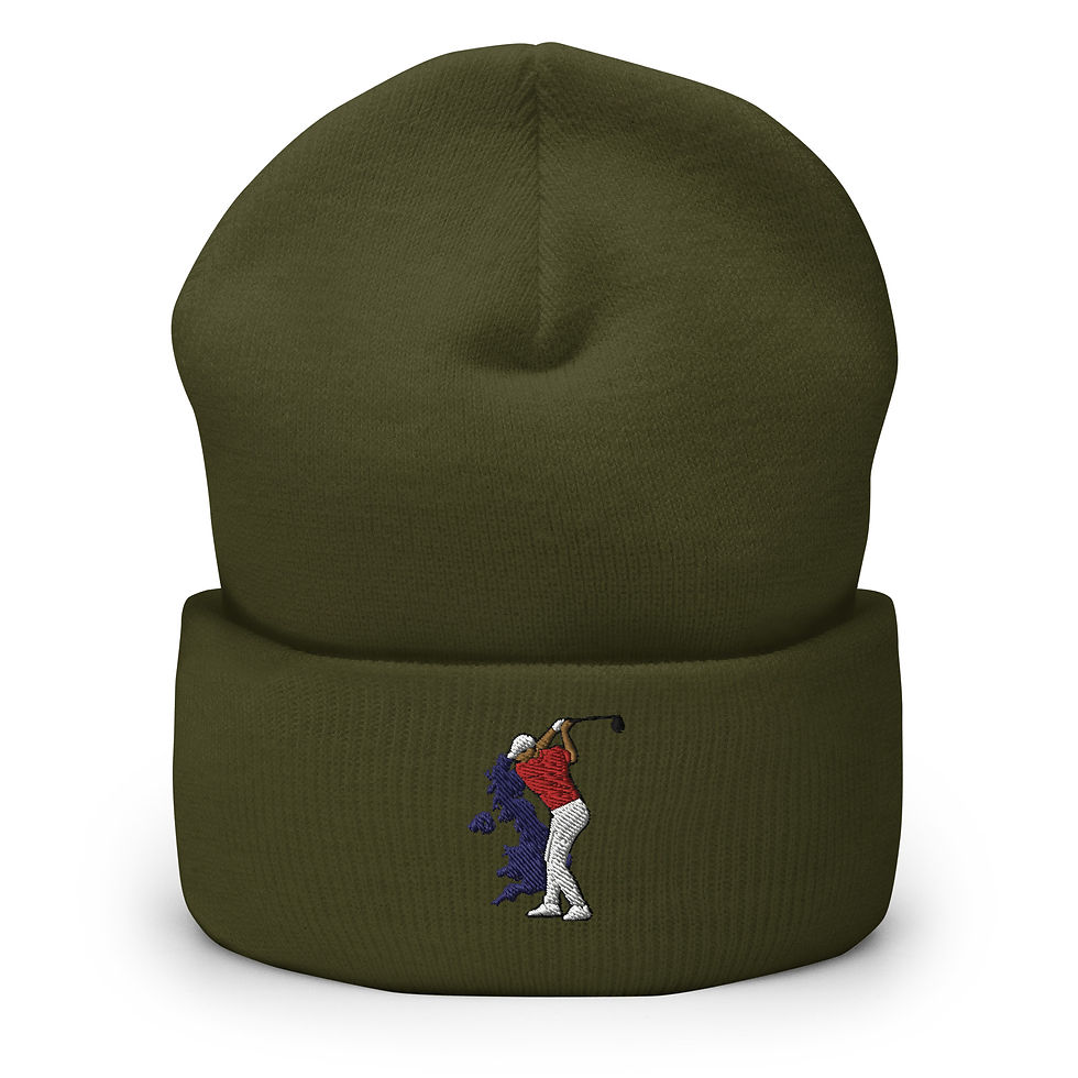 Thumbnail: Rory Mcilroy Golf & United Kingdom Silhouette Cuffed Beanie