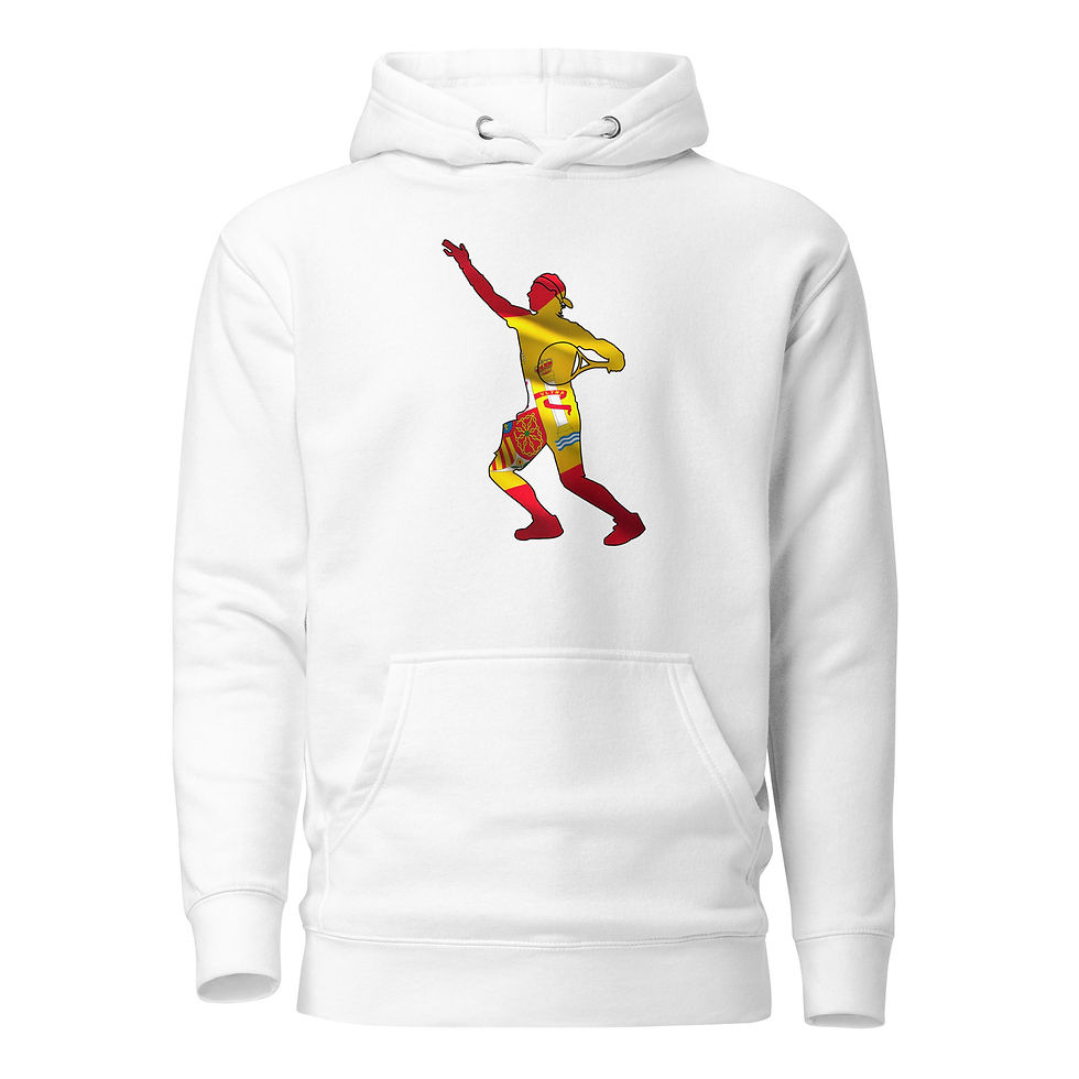 Thumbnail: Rafa Nadal Tennis Spain Flag Silhouette Unisex Hoodie