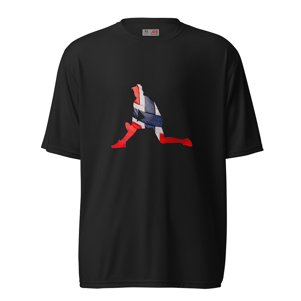 Thumbnail: Casper Ruud Tennis Norway Flag Silhouette Unisex Performance Crew Neck T-shirt