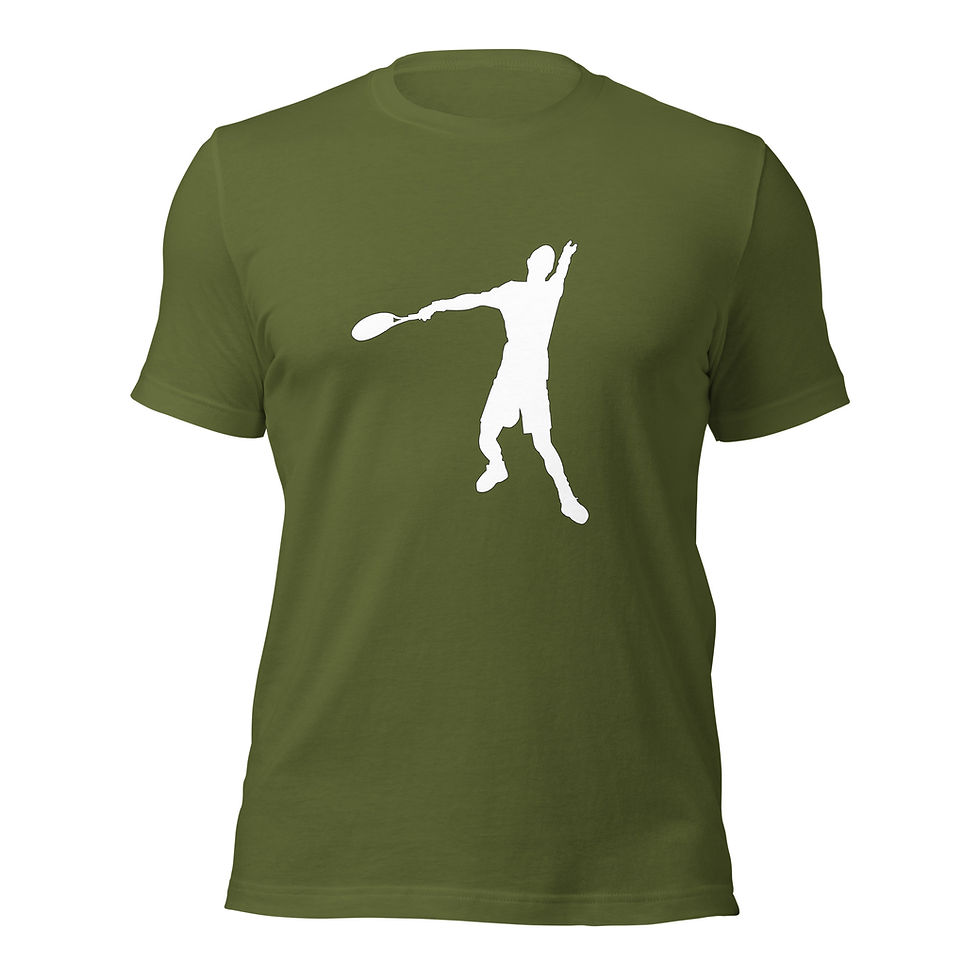 Thumbnail: Andy Murray Tennis White Silhouette Cotton Short Sleeve Shirt