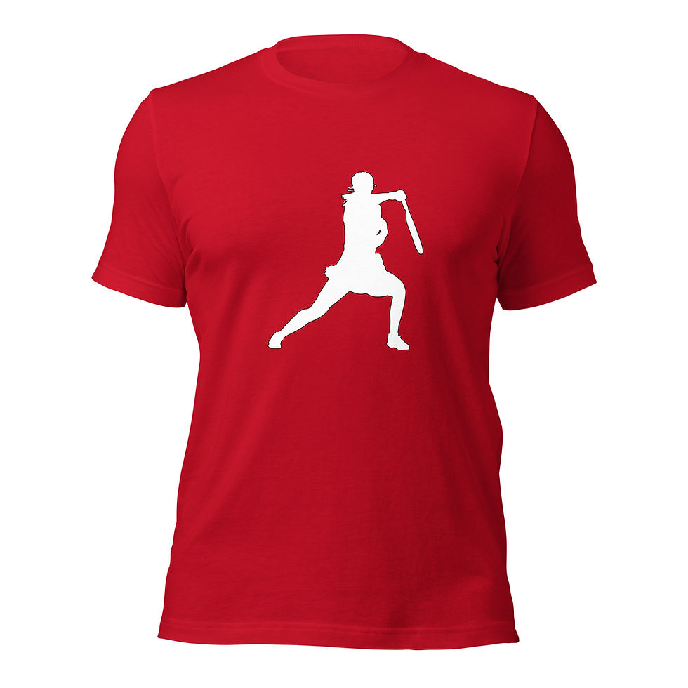 Thumbnail: Paula Badosa Tennis White Silhouette Unisex Cotton Short Sleeve Shirt