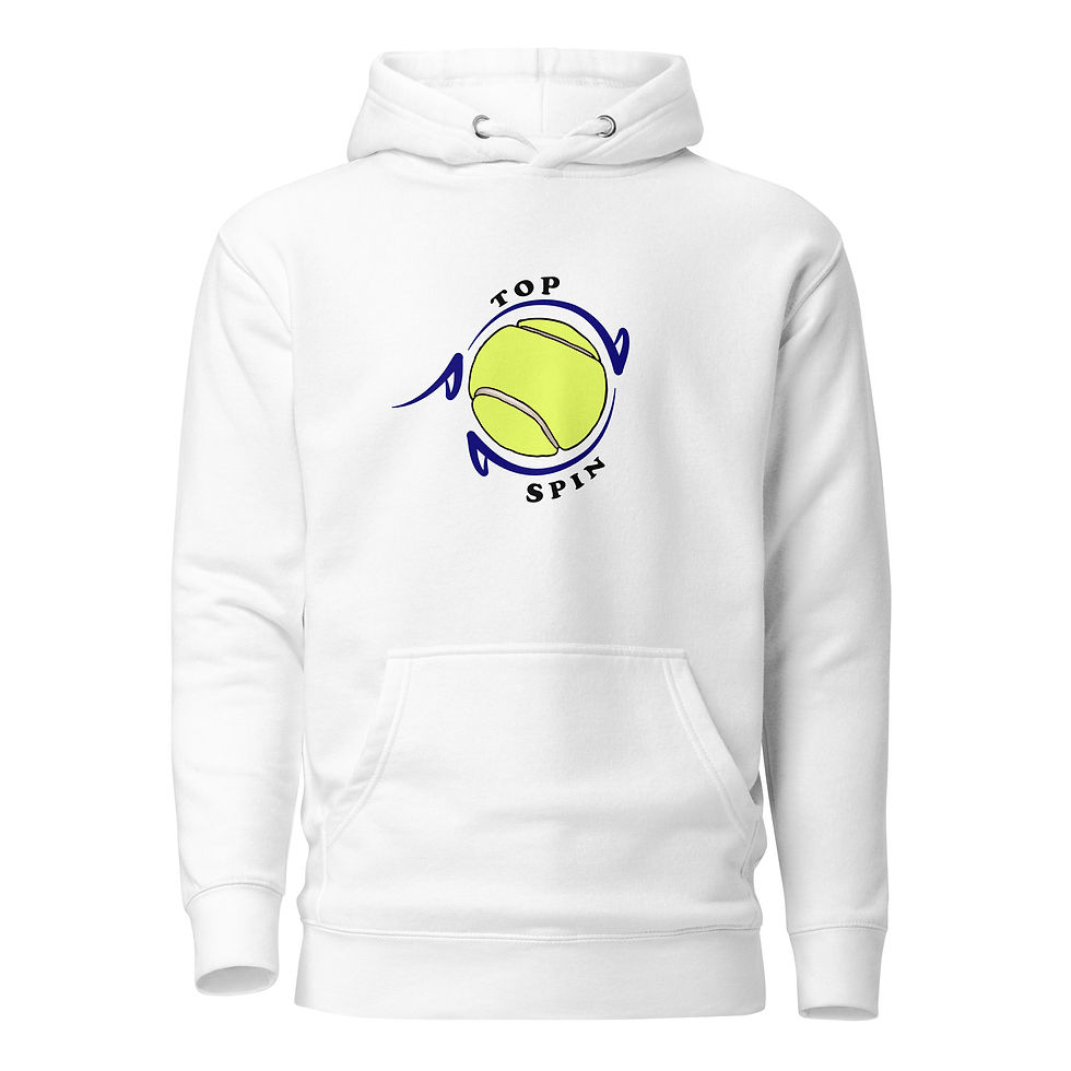 Thumbnail: Tennis Top Spin Unisex Hoodie