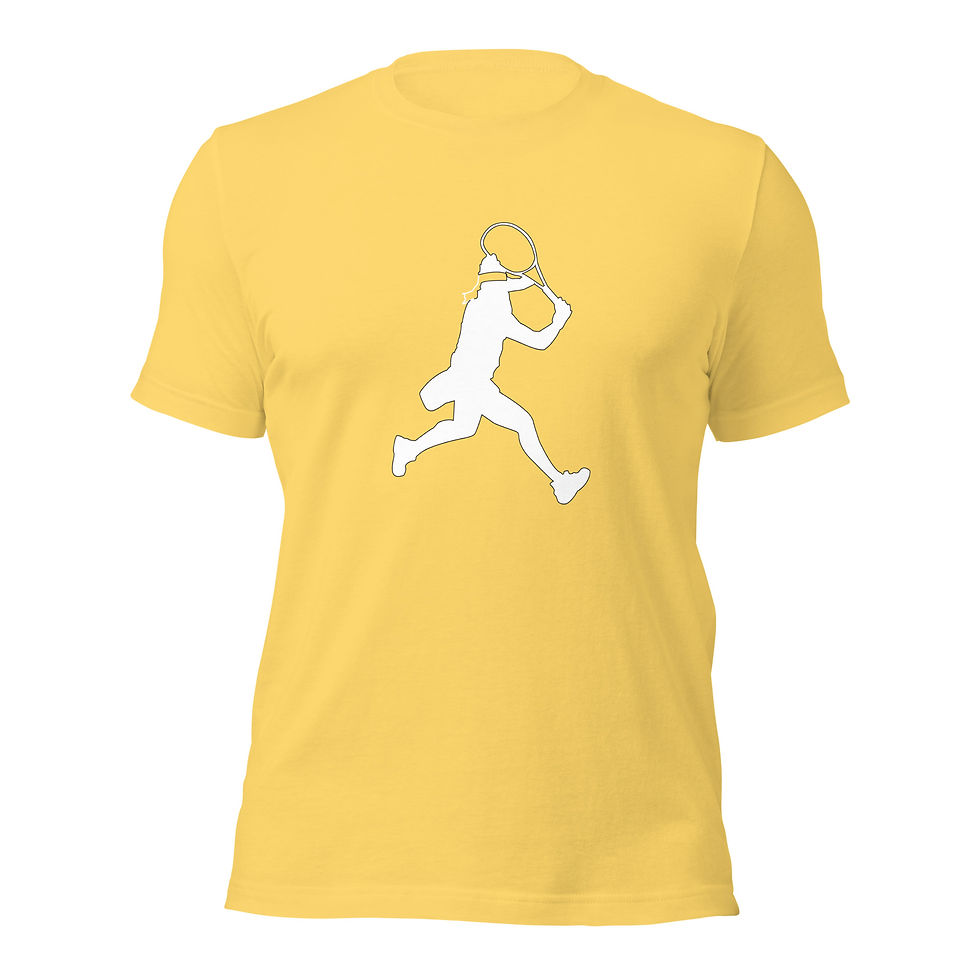 Thumbnail: Ons Jabeur Tennis White Silhouette Unisex Cotton Short Sleeve Shirt