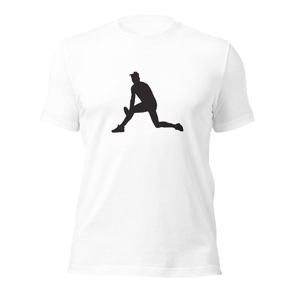 Thumbnail: Casper Ruud Tennis Black Silhouette Cotton Short Sleeve Shirt
