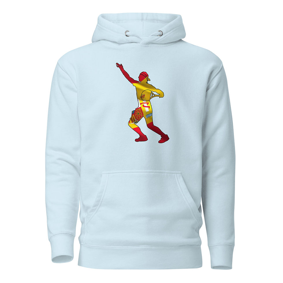 Thumbnail: Rafa Nadal Tennis Spain Flag Silhouette Unisex Hoodie
