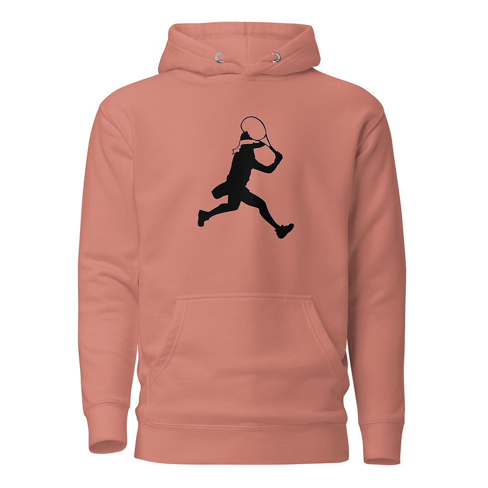 custom designed tennis hoodie