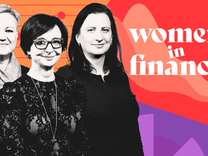 Petra Nováčková, Martina Kučová a Alena Žabová v podcastu Women in Finance