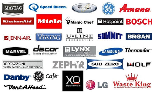 Appliance big name major brands services