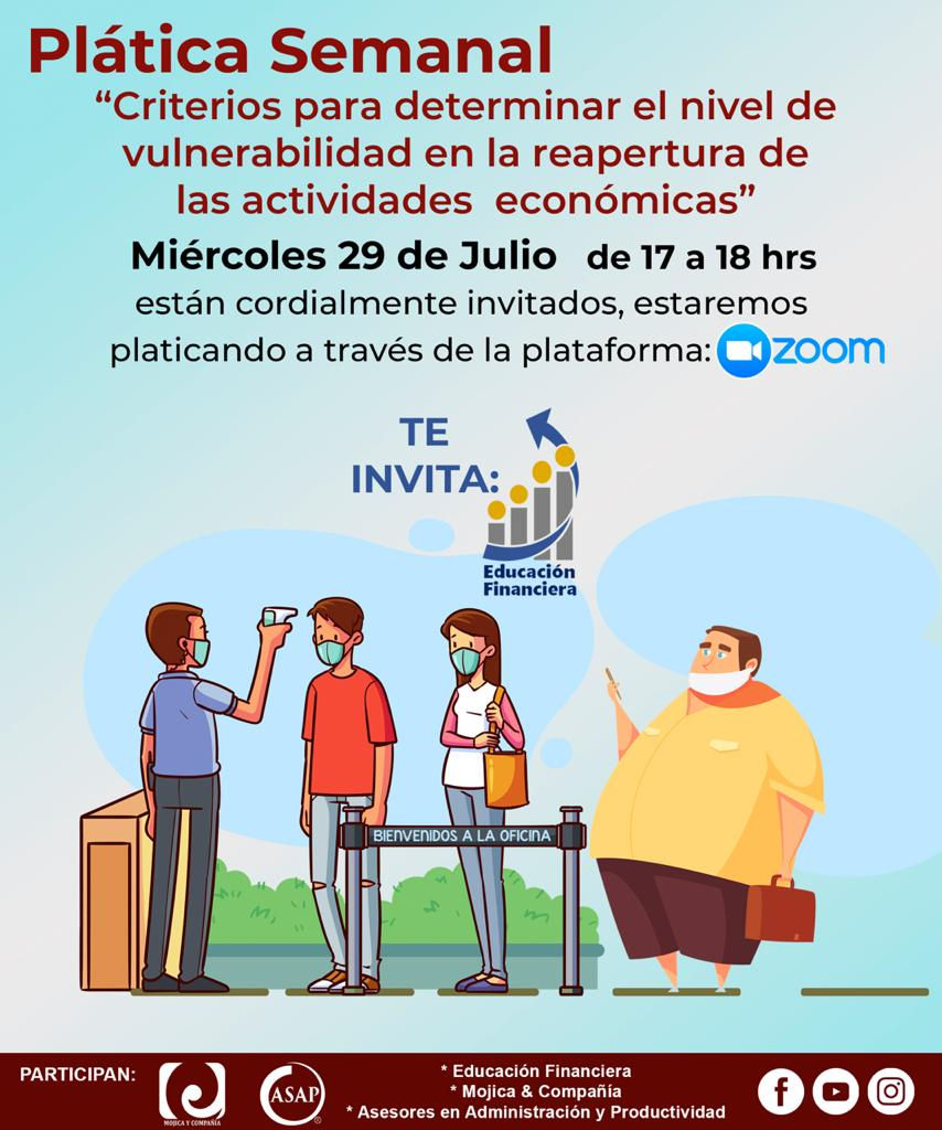 Criterios para determinar el nivel de vulnerabilidad en la reapertura de las actividades económicas 