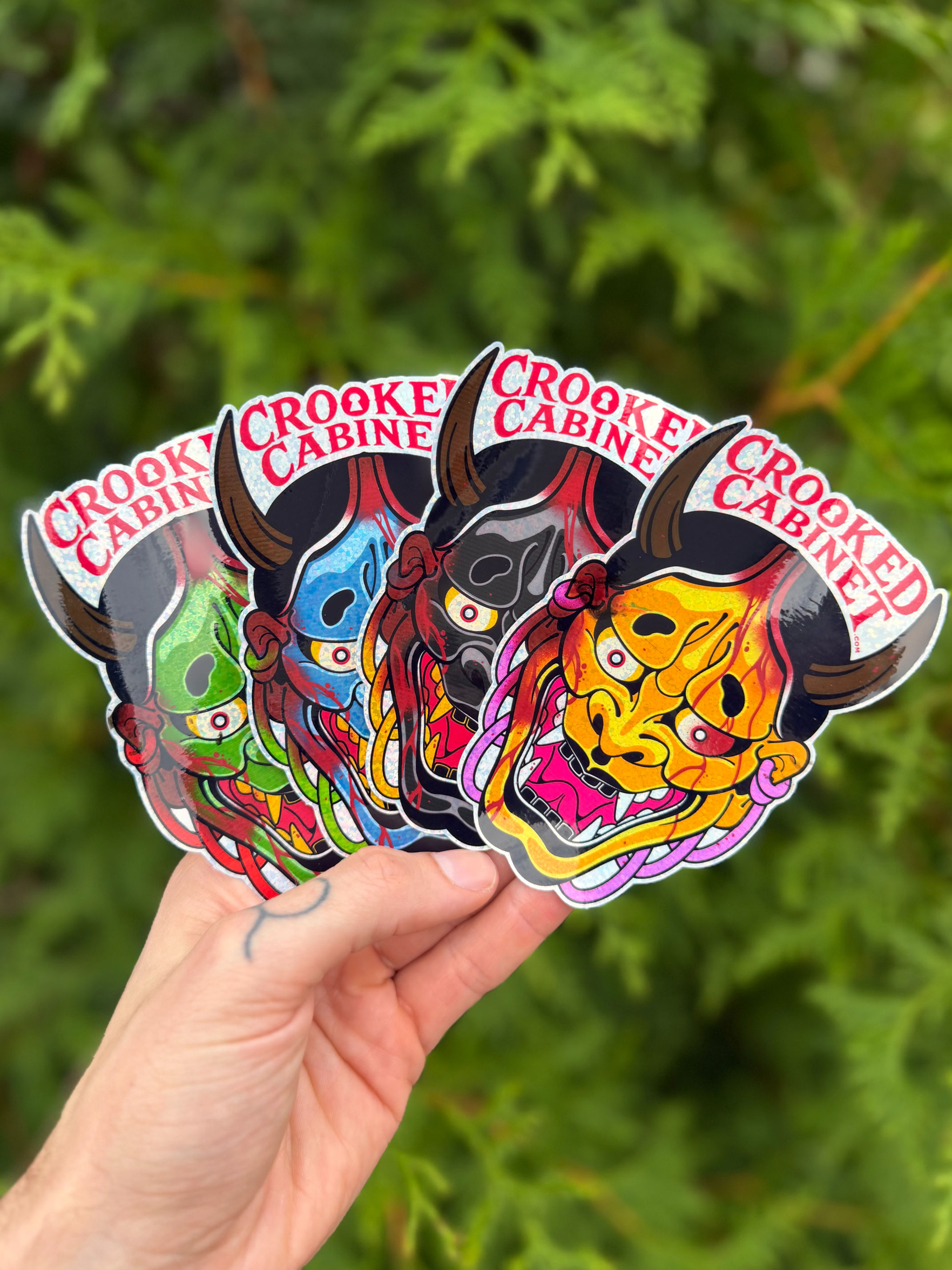Hellbent Hannya - Sticker