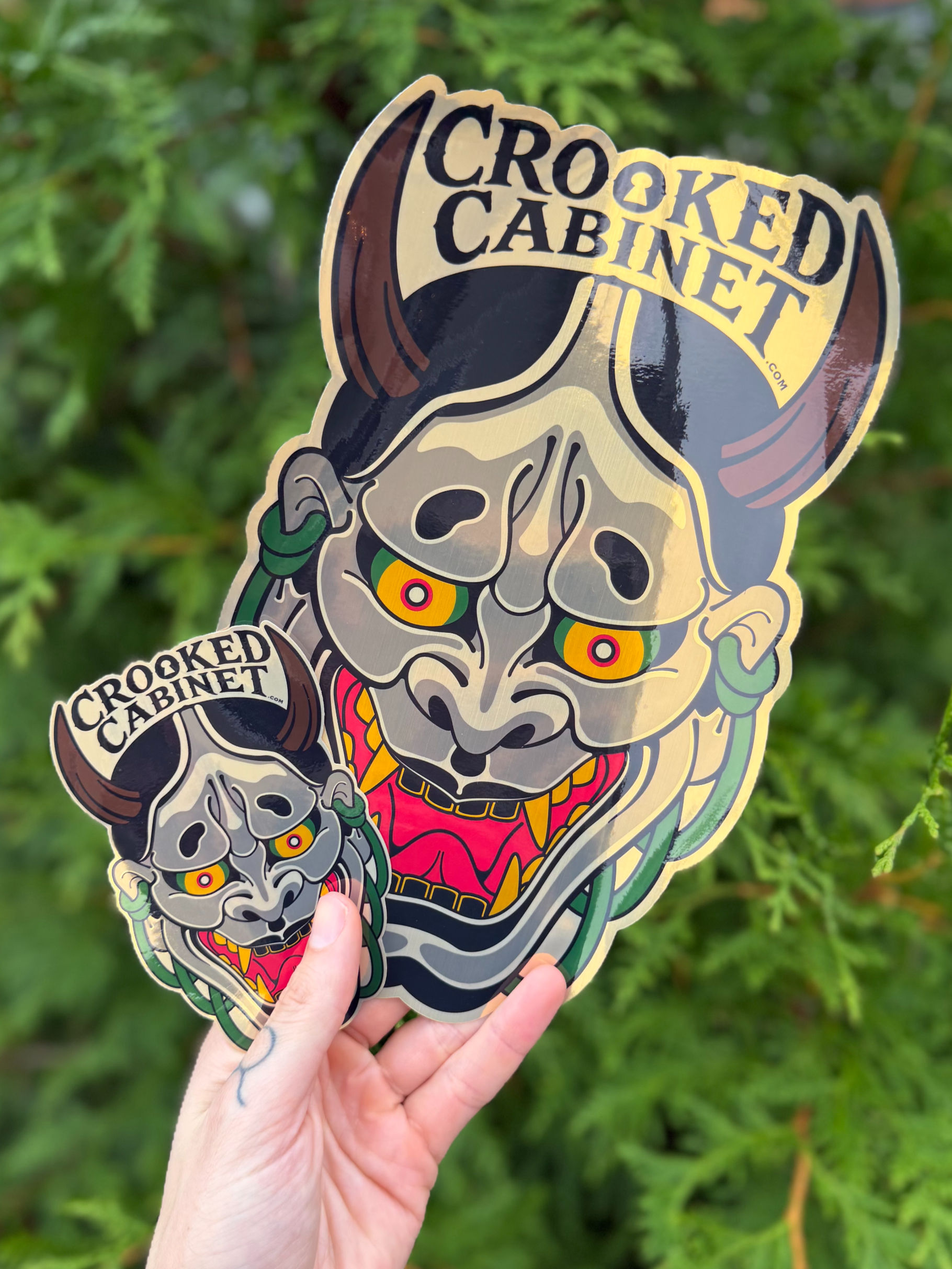 Super-Sized Hannya - Sticker