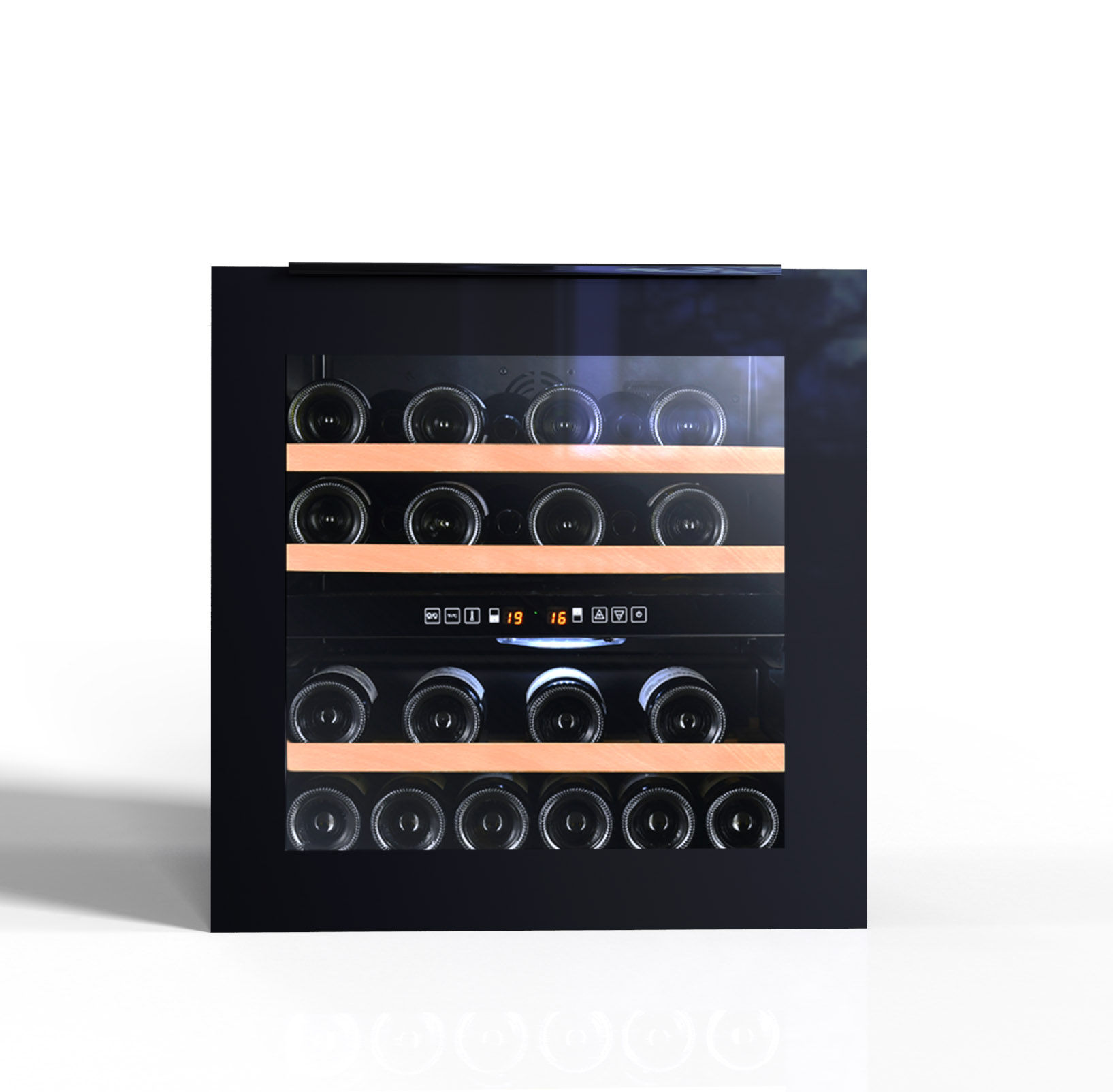 Gvino 2-zones indbygnings vinkøleskab