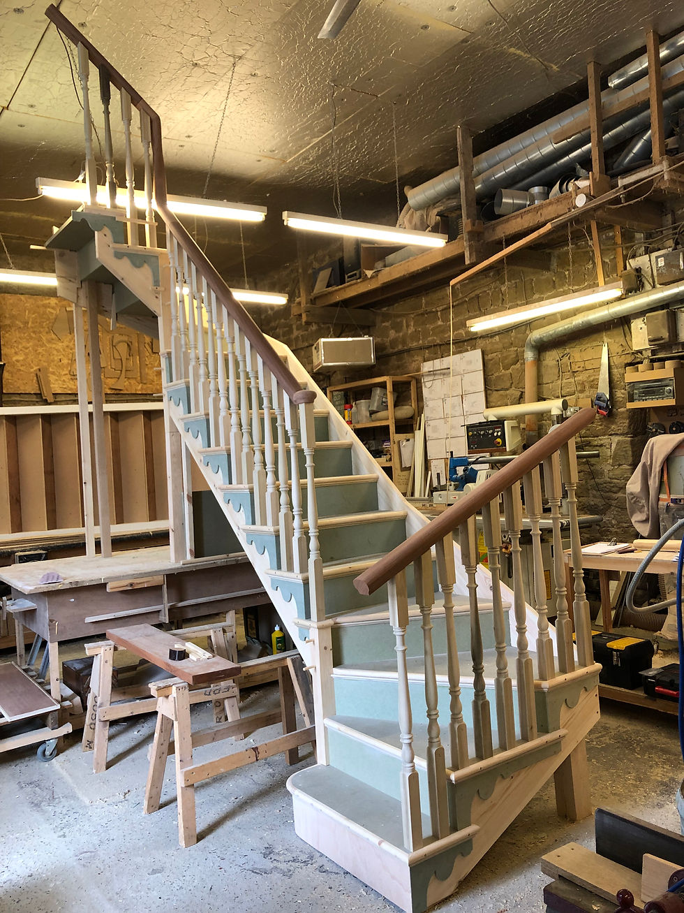 Cutstring staircase