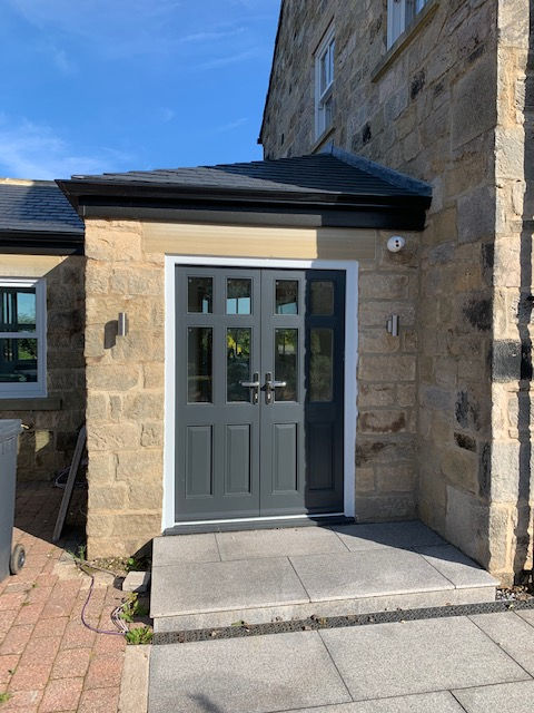 Double entrance door