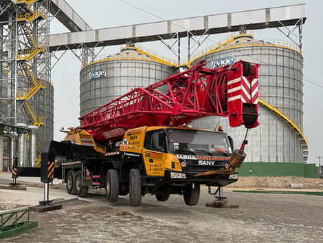 sany guindaste 100t