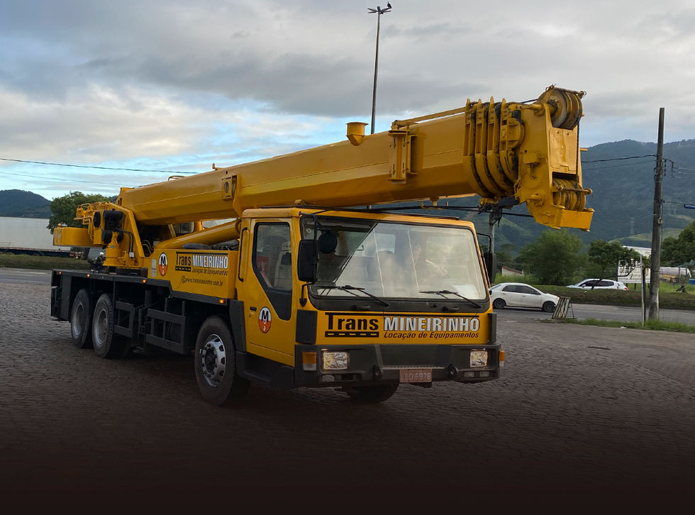 locação de guindastes