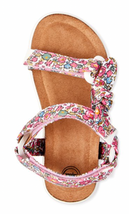 floral pattern toddler girl sandals