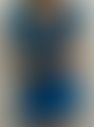 blue ruffle front dress