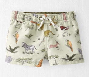 boys safari swim trunks