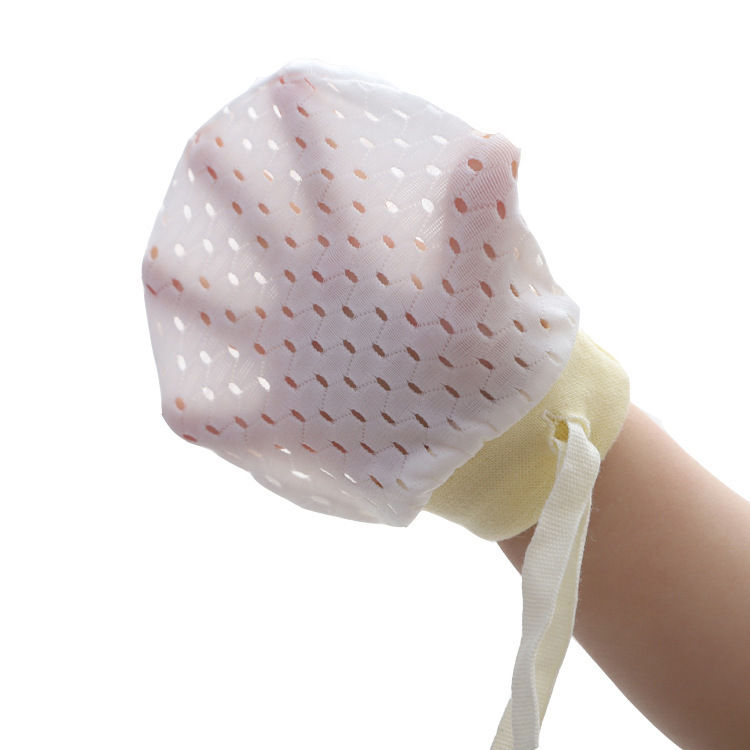 Thumbnail: Adjustable Anti-Scratch Mittens for Infants and Newborns